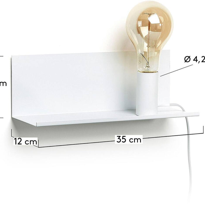 Kave Home - Hannah wandlamp 35 cm wit
