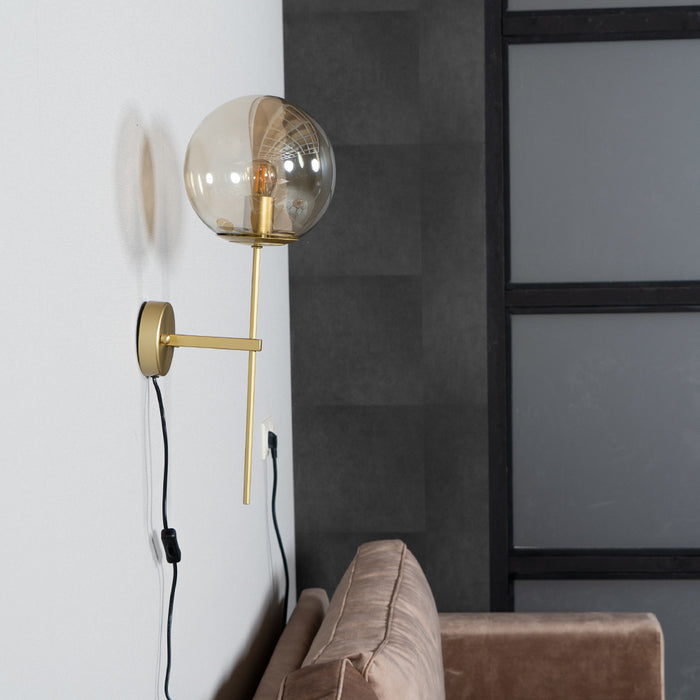 Bronx71 Wandlamp Up 1-lichts Amber