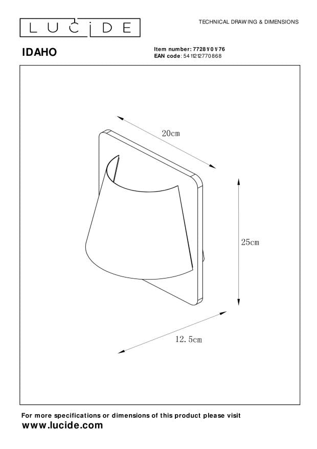 Lucide IDAHO Wandlamp - Licht hout