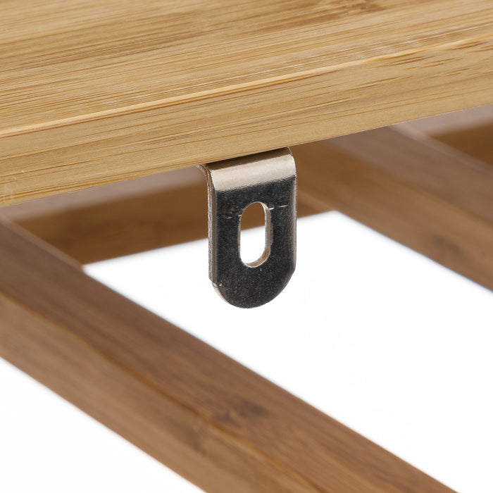 5five Wijnrek - 8 lagen - 32 flessen - bamboe hout - 45 x 24 x 89 cm