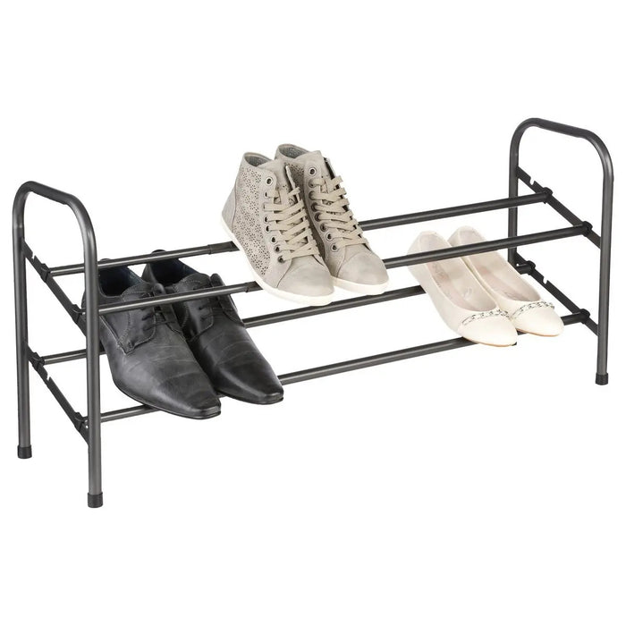 5five Schoenenrek - uitschuifbaar - zwart - 6-10 paar - 61 x 39 cm