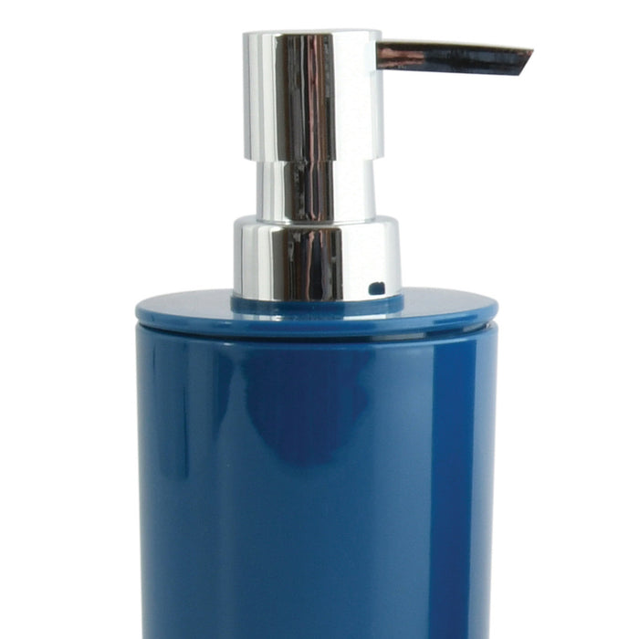 MSV Zeeppompje|dispenser Porto - kunststof - marine blauw - 7 x 16 cm
