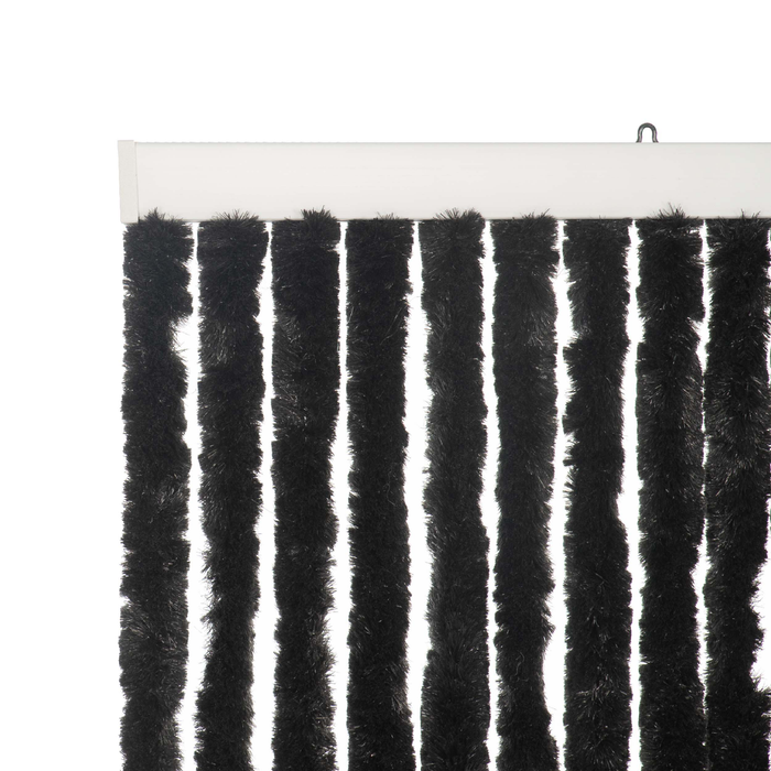 Livn Deurgordijn Chenille antraciet 220x90cm