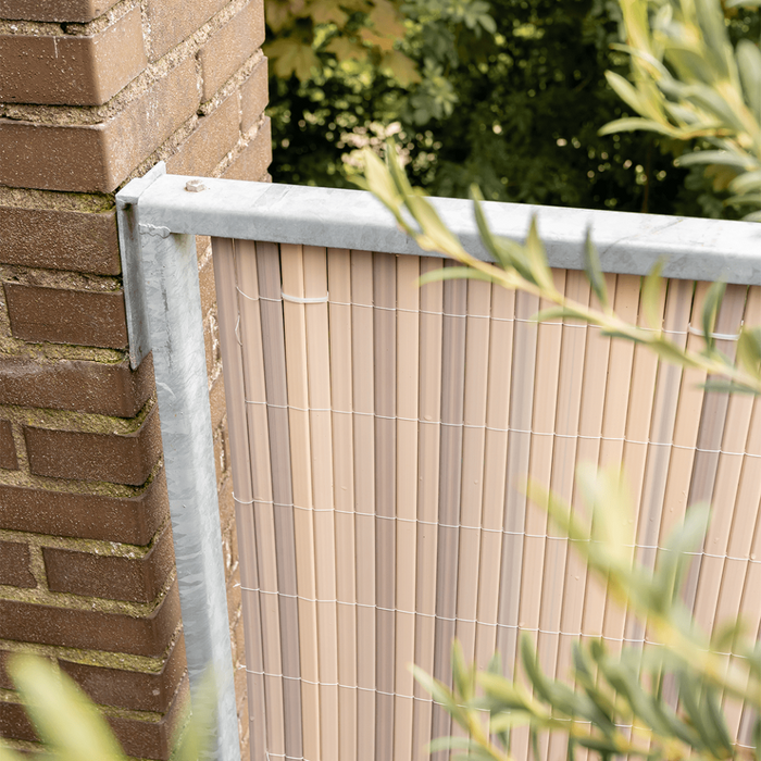 Videx balkonscherm PVC stone wash 90x300 cm