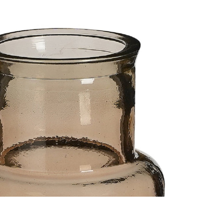Mica Decorations Bloemenvaas Garcia - lichtbruin glas - D15 x H28 cm