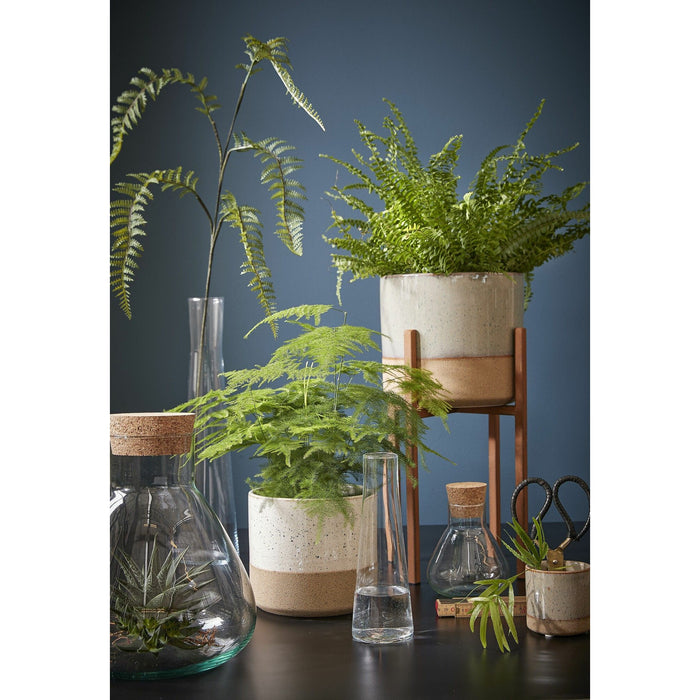 Mica Decorations Vaas Ixia - uitlopend - glas - 4,5 x 30 cm