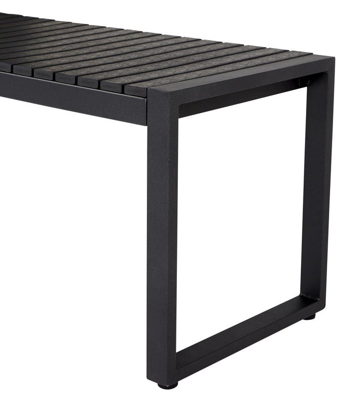 Lisomme Job tuinbank zwart - 120 x 43 cm