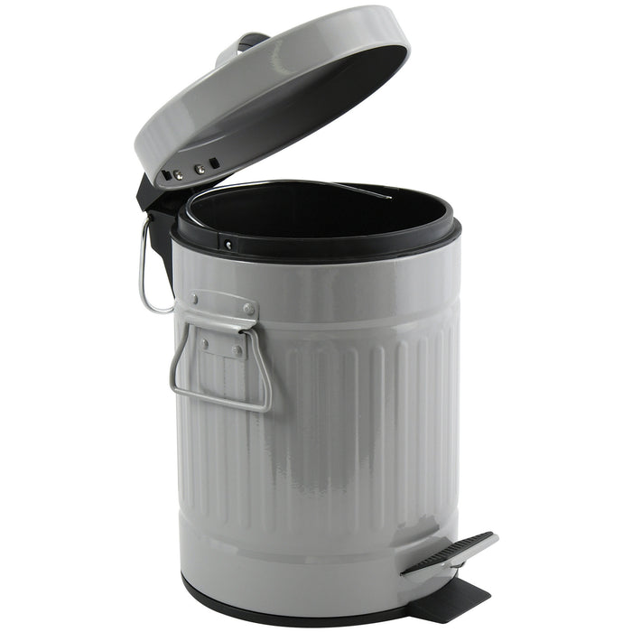 MSV badkamer|toilet pedaalemmer - taupe - 3L - 17 x 26 cm - Toilet