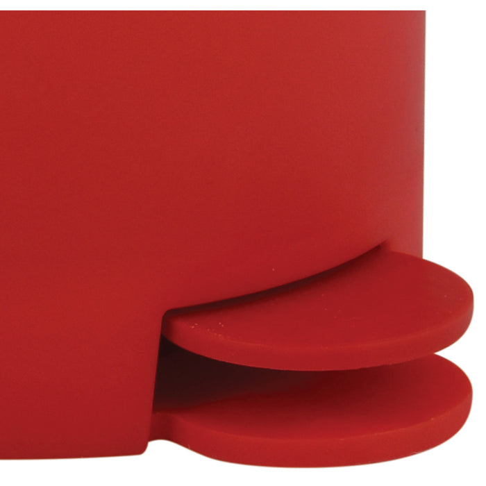 MSV kleine badkamer|toilet pedaalemmer - rood - 3L - 15 x 27cm