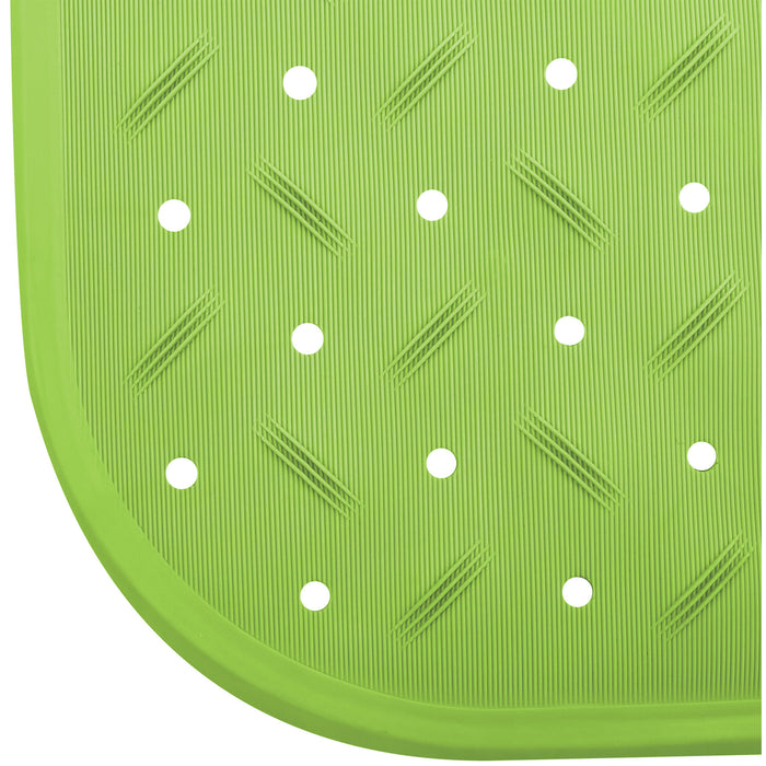 MSV Douche|bad anti-slip mat badkamer - rubber - limegroen - 54 x 54 c