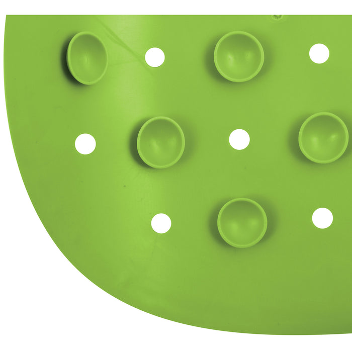 MSV Douche|bad anti-slip mat badkamer - rubber - limegroen - 54 x 54 c