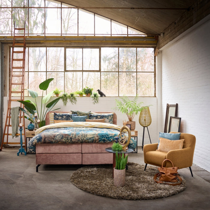 Light & Living Vloerlamp Yumi - - Metaal - 37x128x37cm (BxHxD)