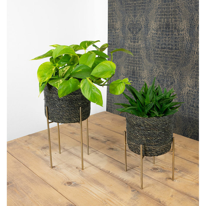 Ter Steege Plantverhoger - goudkleurig - H25 x B25 cm