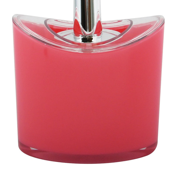 MSV Toiletborstel houder|wc-borstel Aveiro - kunststof - fuchsia roze