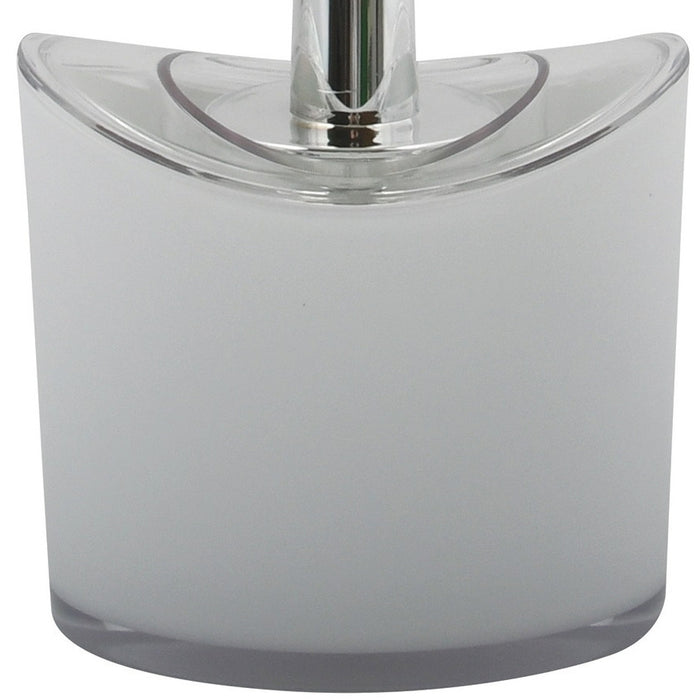 MSV Toiletborstel houder|wc-borstel Aveiro - kunststof - wit