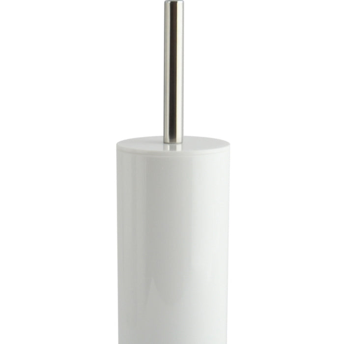 MSV Porto Toilet|wc-borstel in houder - kunststof - wit - 38 cm