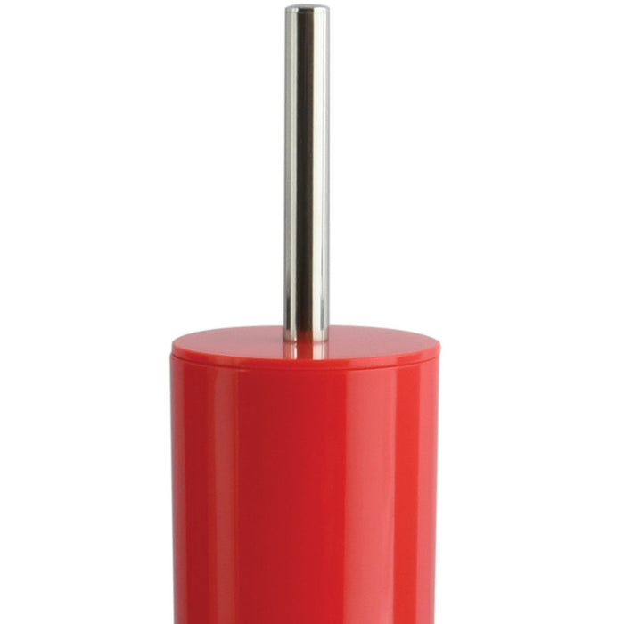 MSV Porto Toilet|wc-borstel houder - kunststof - rood - 38cm