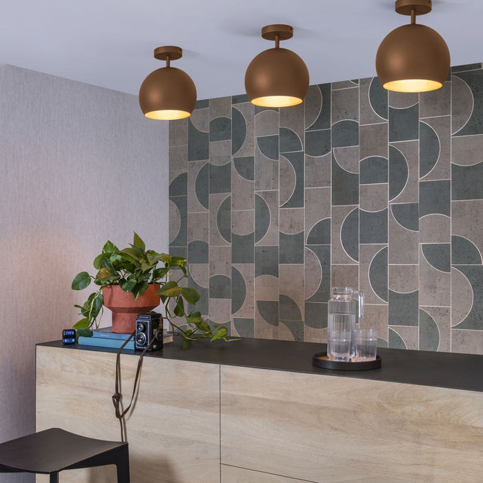 Lucide BINK Plafonnière 1xE27 - Okergeel