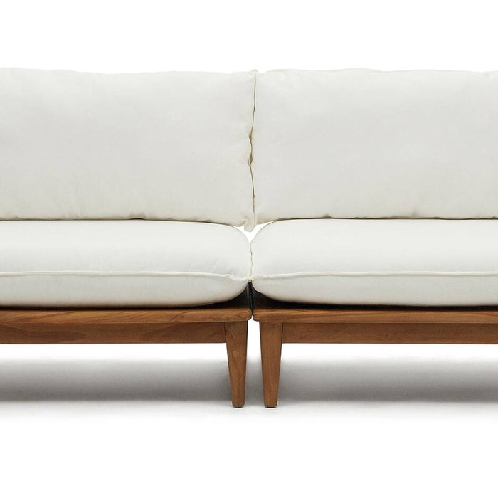 Kave Home - Set Portitxol van 2 modulaire fauteuils in massief