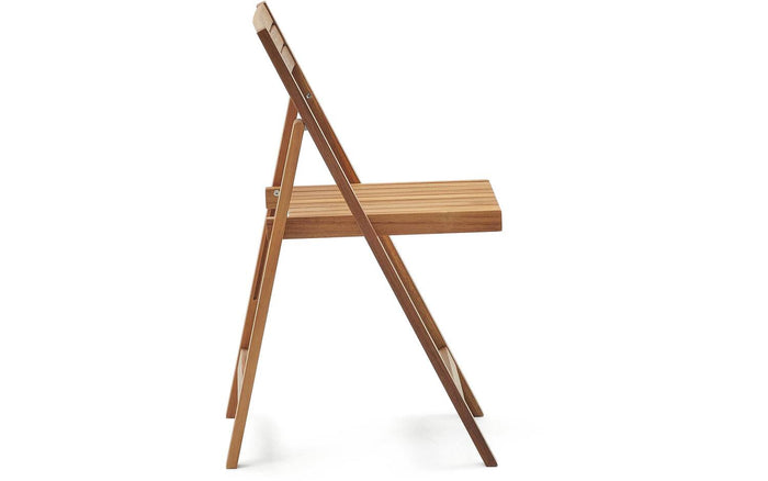 Kave Home - Sadirar opvouwbare tuinstoel gemaakt van massief