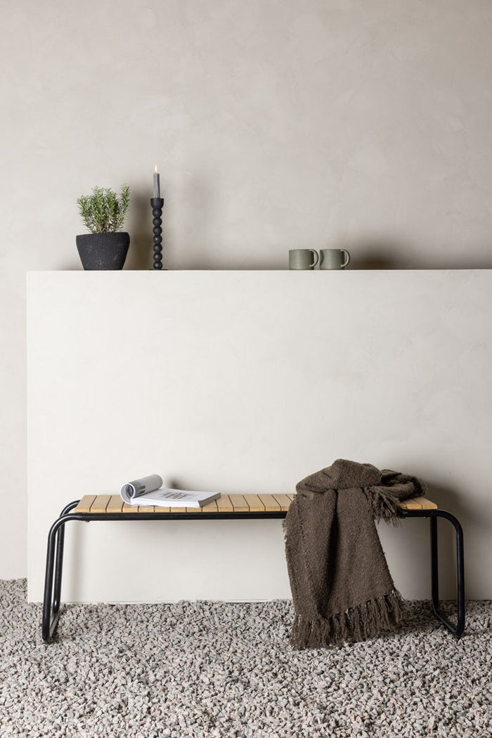 Nest outdoor Jonas tuinbank naturel - 136 x 46 cm