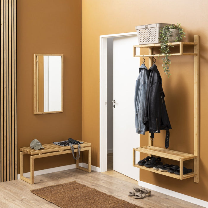 Lisomme Jort bamboe kledingrek naturel - 80 x 170 cm