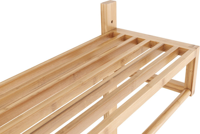 Lisomme Jort bamboe kledingrek naturel - 80 x 170 cm