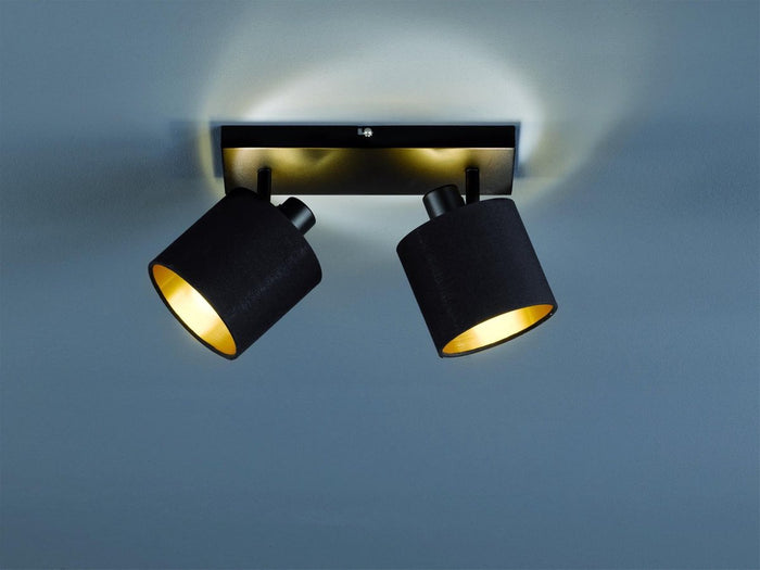 Reality Tommy Spot 2x E14 Zwart