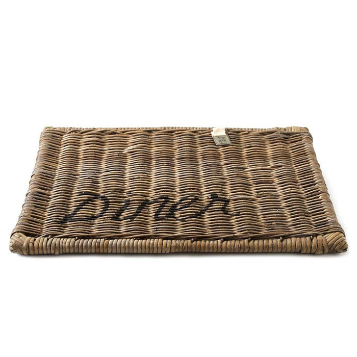 Riviera Maison Rustic Rattan Placemat Diner black 44x33x3