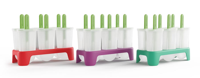 Icepopmaker, Set voor zes ijsjes, Paars - Zoku | Minute Maid