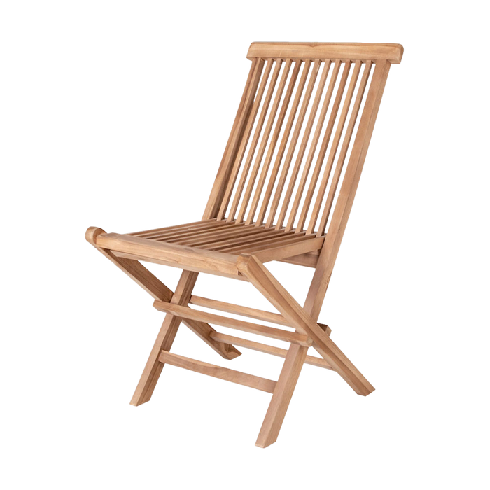 Artichok Jildou inklapbare houten tuinstoel naturel