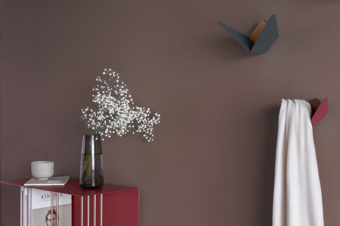 Umage Butterflies Mini wandhaak anthracite grey