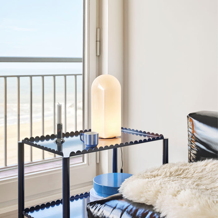 HAY Arcs Trolley Low Bijzettafel - Steel Blue