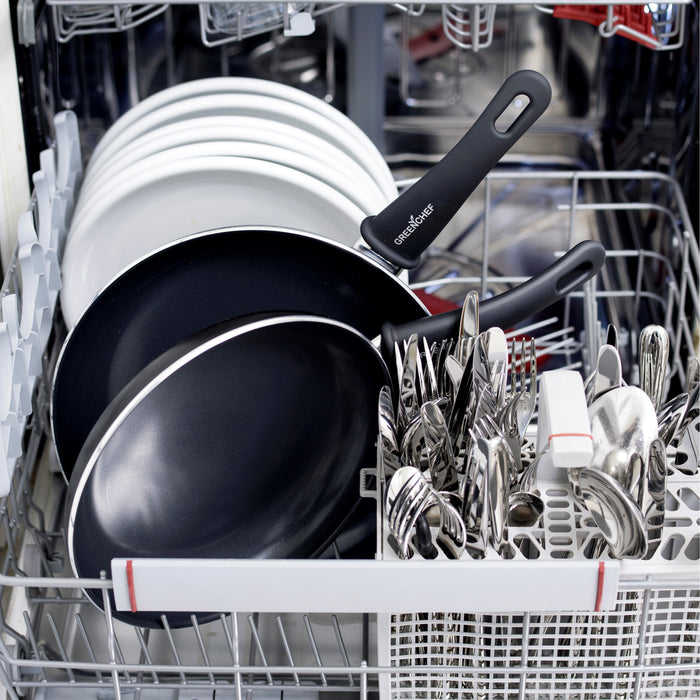 GreenChef Soft Grip Koekenpannenset Ø 20 + 28 cm