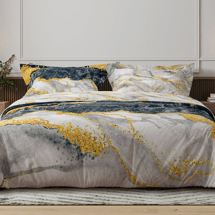 LINNICK Dekbedovertrek Katoen Onyx - multi