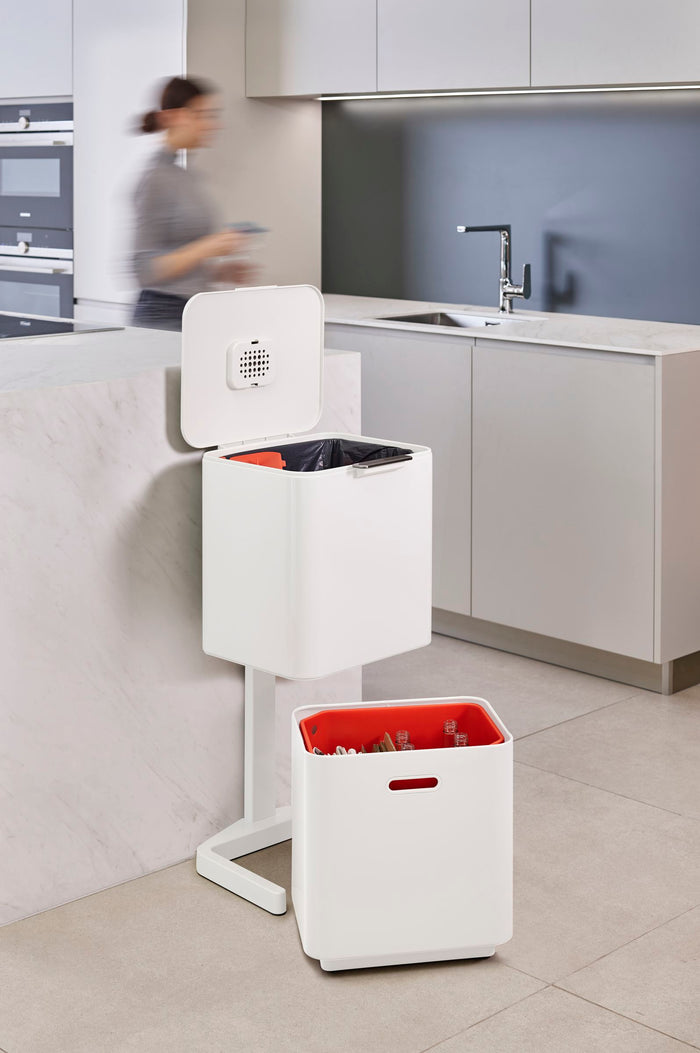 Joseph Joseph - Intelligent Waste Afvalemmer Totem Max 60 liter - Wit