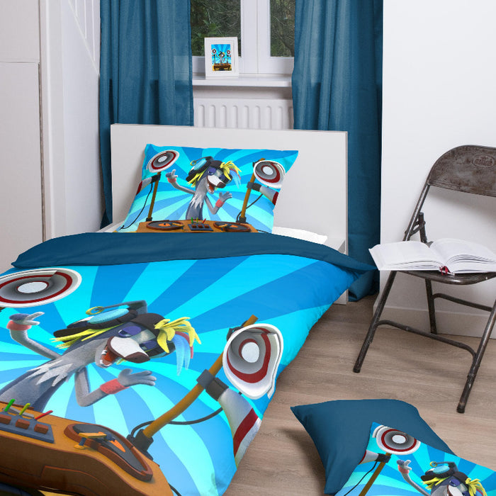 FABELTJESKRANT Dekbedovertrek DJ Wally Windhond