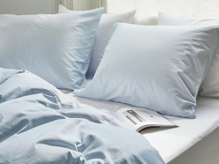 Yumeko overtrekset katoen satijn sky blue 240x220 + 2|60x70