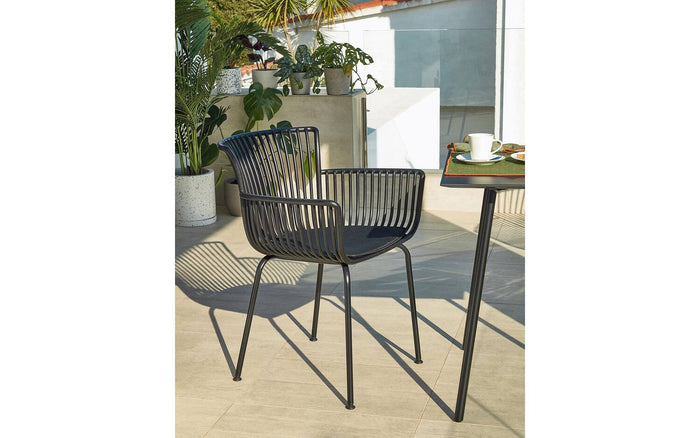 Kave Home - Surpika tuinstoel zwart