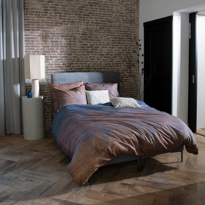 Damai dekbedovertrek Souk - Katoen - 200x200|220 cm - Rust