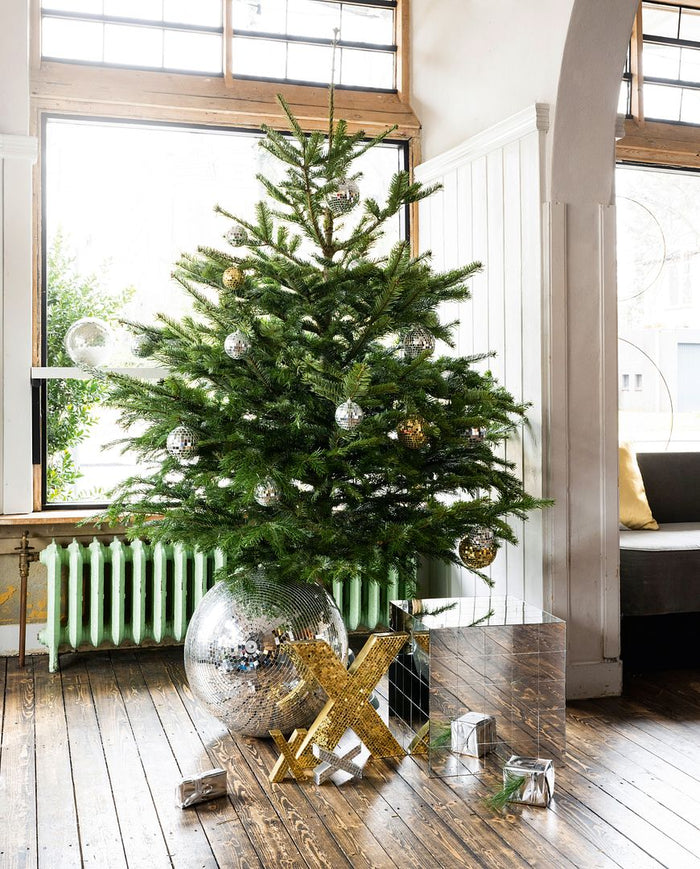 vtwonen Metal X - Kerstdecoratie - Goud - Set van 3 - 31x12,5x4,5cm