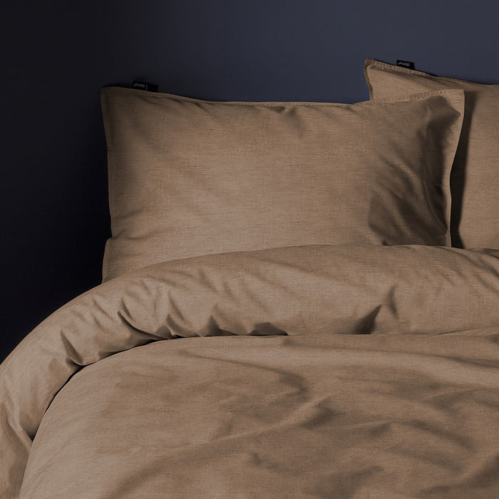 Damai dekbedovertrek Mik - Katoen - 140x200|220 cm - Walnut