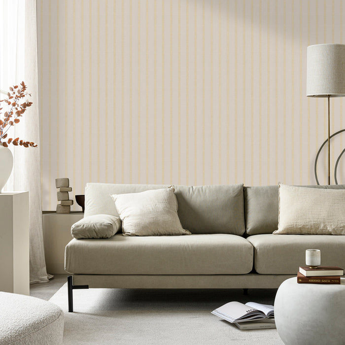 vtwonen Vliesbehang | Gold Diamond Flax - 10mx53cm