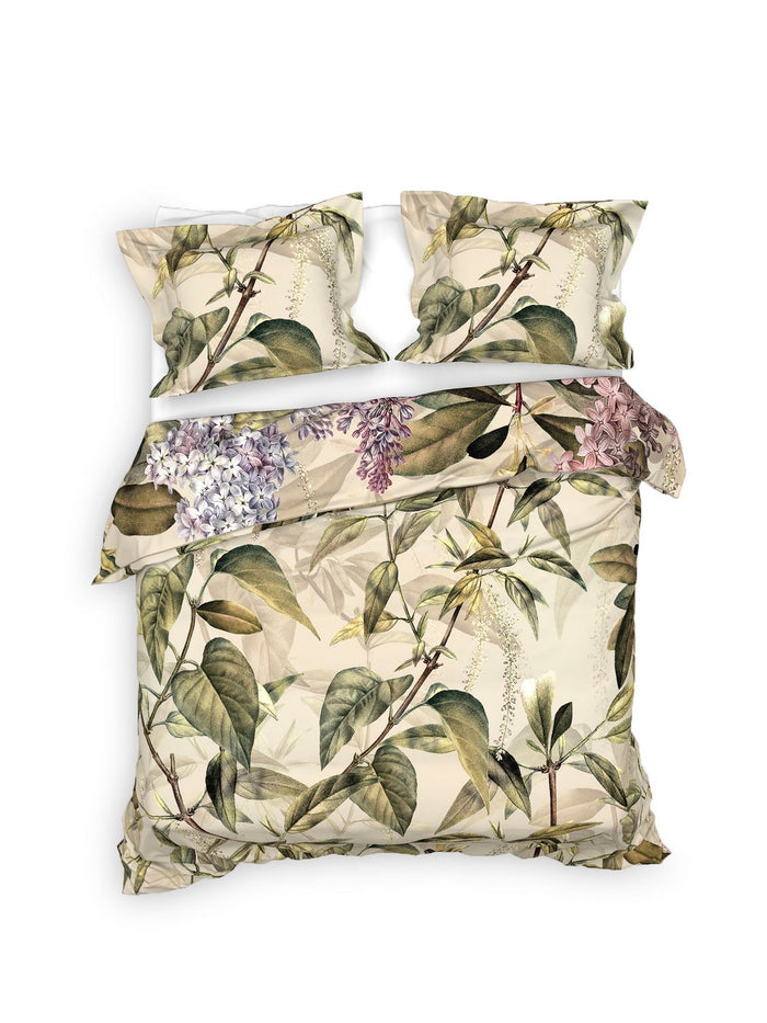 Heckett Lane Dekbedovertrek Katoen Satijn Jazmin - groen