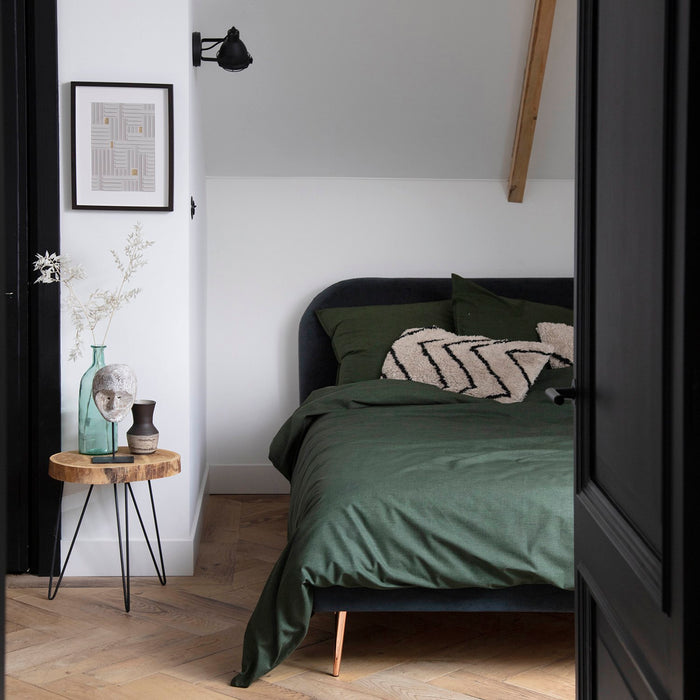 Damai dekbedovertrek Mik - Katoen - 200x200|220 cm - Green