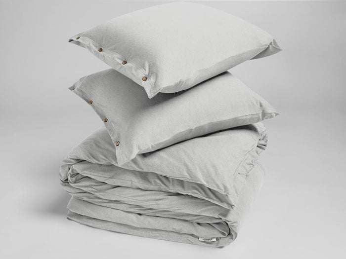 Yumeko overtrekset jersey white grey 240x220 + 2|60x70