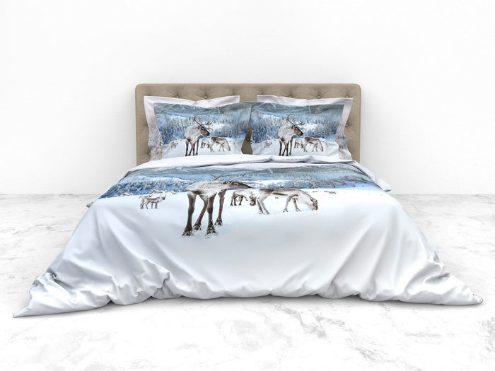 Heckett Lane Dekbedovertrek Katoen Satijn Doriane - wit