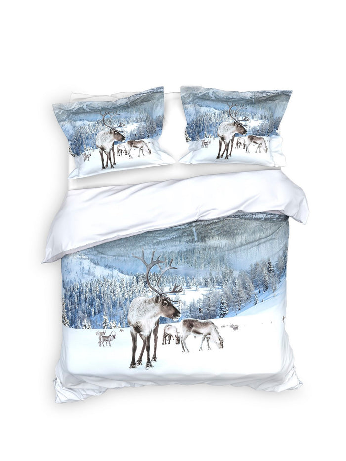 Heckett Lane Dekbedovertrek Katoen Satijn Doriane - wit