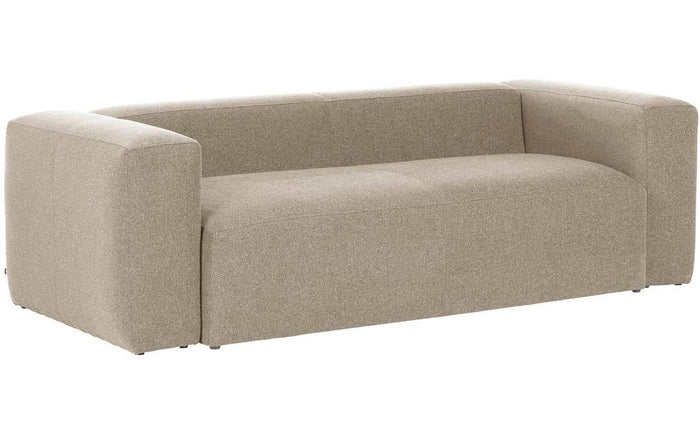 Kave Home Blok 3-zitsbank - Ivoor