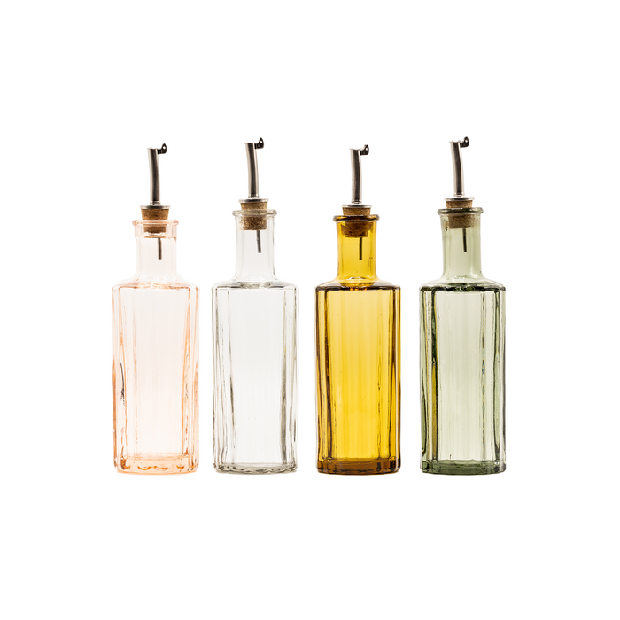 Brût Homeware, Set van 2 Olie|Azijn Fles set 30 CL, groen